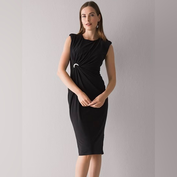 White House Black Market Dresses Whbm Matte Jersey Grommet Midi Dress Poshmark